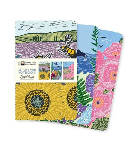 Kate Heiss Set of 3 Mini Notebooks Flame Tree Publishing