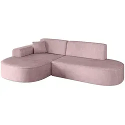 ALTDECOR MARI-L1 Ecksofa in L-Form in pink von ALTDECOR