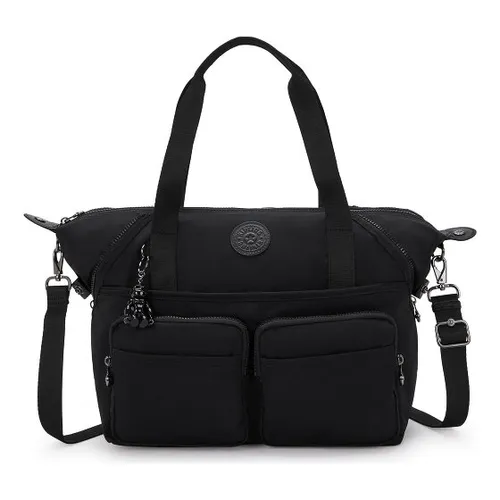 Kipling Basic Elevated New Art Schultertasche 49 cm mit Laptopfach schwarz TAS058519