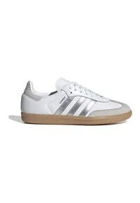 Damen Sneaker SAMBA OG 42EU – Klassischer Stil in silber von adidas