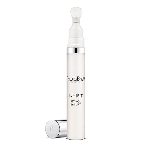 Natura Bissé Inhibit Retinol Augenlifting | Effektives Augenlifting mit Retinol und Hyaluronsäure | 15 ml - Hochkonzentrierte Augenpflege für einen straffenden Lifting-Effekt. Mit innovativem keramischen Applikator, speziell entwickelt für die empfindliche Augenpartie. Ideal zur Minderung von feinen Linien und Schwellungen.