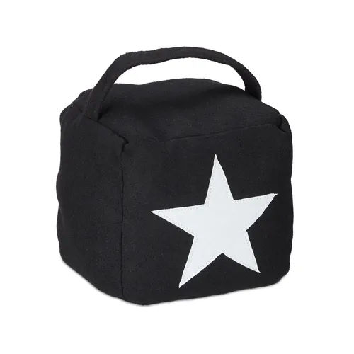 Türstopper Schwarz von Relaxdays