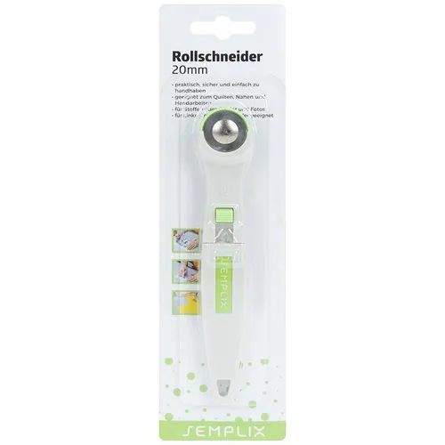 Semplix Rollschneider Super Mini 20mm grün schneiden plotten nähen