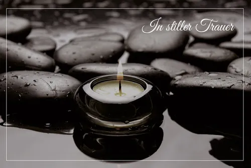 einfühlsame Trauerkarten Beileidskarten Klappkarten Kondolenzkarte +Kuverts 10