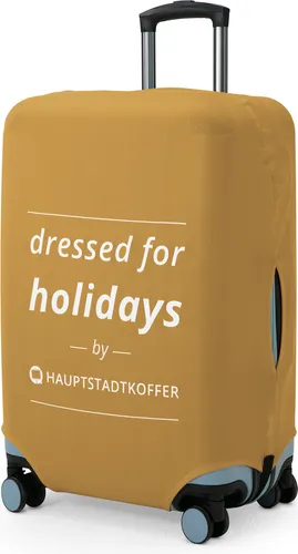 Kofferüberzug Größe M, Kofferhülle Kofferschutz für mittelgroße Koffer 57-65 cm, elastische Kofferschutzhülle, Gepäckschutz, elastic Luggage Cover