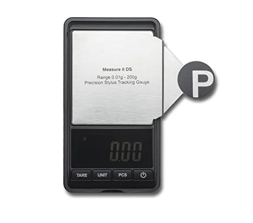 Pro-Ject Measure it DS, Präzisions Tonarmwaage mit 0,01g Messgenauigkeit