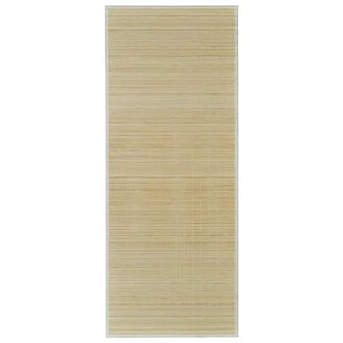 vidaXL Bambusmatte - Moderner Küchenteppich - Badematten & Badteppiche: Bringe natürlichen Charme in deinen Wohnraum mit dieser rutschfesten Bambusmatte, die ideal für verschiedene Einrichtungsstile ist.