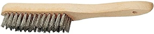 PROMAT 841054 Drahtbürste 4reihig L.295mm V2A Draht-D.0,3mm PROMAT m.Holzrücken