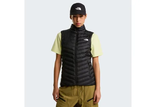 The North Face Huila Synth Damen Outdoorweste - Schwarz - XL - Leichte und vielseitige Damen Outdoorweste mit Synthetikfüllung für zuverlässige Wärme. Kompakt verstaubar und Zip-in-kompatibel – ideal für kalte Wandertage und flexibles Layering.