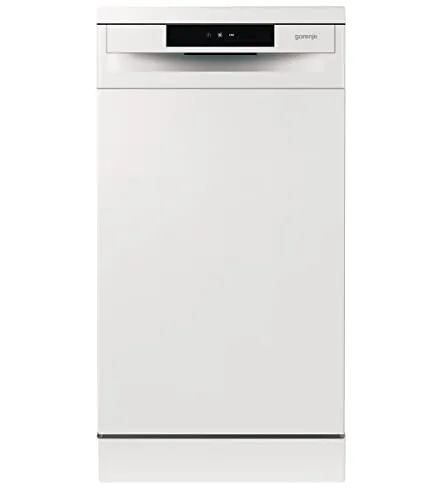 Gorenje GS520E15W Kompakt Geschirrspüler - Freistehender Geschirrspüler für 9 Maßgedecke, leise mit nur 40-49 dB und energieeffizienter Nutzung. Ideal für kleine Küchen!