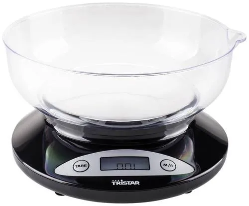 Tristar KW-2430 Küchenwaage digital mit Messschale