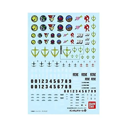 Bandai Spirits GUNDAM DECAL 16 MS (EARTH FEDERATION SPACE FORCE)