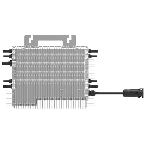 DEYE Mikro-Wechselrichter 1600 W SUN-M160G4-EU-Q0 mit 5m Anschlusskabel - Leistungsstarker Mikro-Wechselrichter für Mini-PV-Anlagen: Mit 4 MPPTs und bis zu 96,5% Effizienz optimiert er die Energieerzeugung, ist wetterfest (IP67) und ermöglicht eine einfache WLAN-Überwachung.