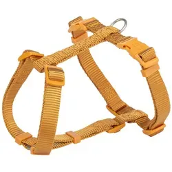 TRIXIE Hunde-Geschirr Premium H-Geschirr curry Größe: S-M Maße: 42-60 cm / 15 mm