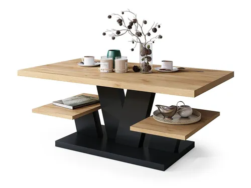 designimpex Couchtisch Design Viva 110x60x45 cm - Eleganter Couchtisch Design Viva mit praktischer Ablagefläche. Ideal für stilvolle Wohnzimmer und vielseitig kombinierbar. Maße: 110x60x45 cm, zerlegt geliefert mit Aufbauanleitung.