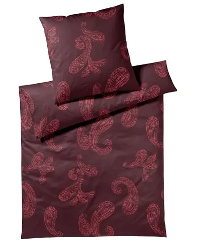 JOOP! Bettwäsche Paisley, Mako Satin, 1 teilig in rot von JOOP!