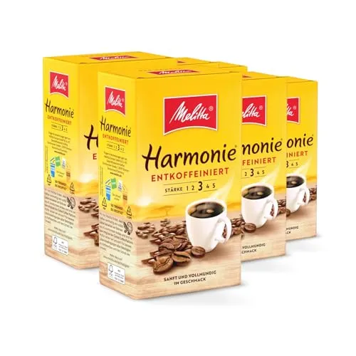 Melitta Harmonie Entkoffeiniert Filterkaffee 6 x 500g