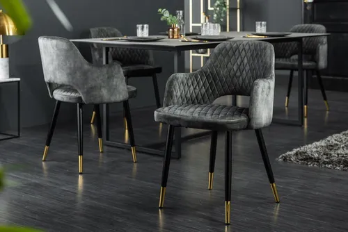 riess-ambiente 4-Fußstuhl PARIS von Riess-Ambiente