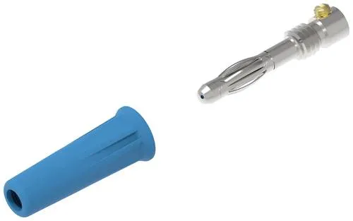 Electro PJP 1060-C-CD1-BL Büschelstecker Stecker, gerade Stift-Ø: 4mm Blue