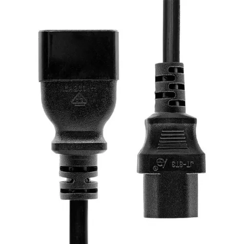ProXtend PC-C13C14-0005 Stromkabel Schwarz 0,5 m C13-Koppler C14-Koppler (0.50 m) (PC-C13C14-0005)