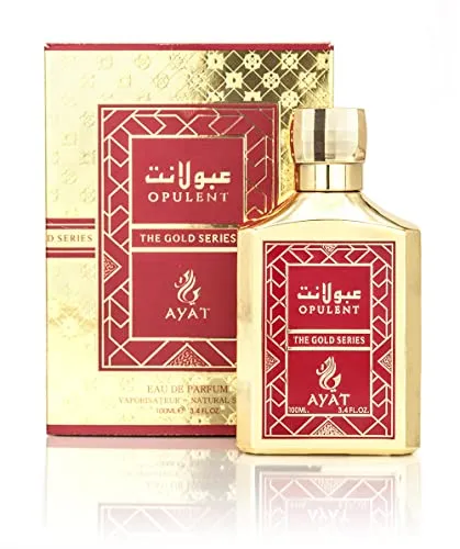 Opulent - The Gold Series Eau de Parfum - 100 ml von Ayat Perfumes - Unisex Duft mit exotischen Noten von Orange, Jasmin und Madagaskar-Vanille – ein luxuriöses Dufterlebnis aus den Vereinigten Arabischen Emiraten.