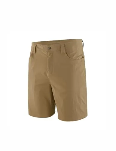 Patagonia Quandary Shorts 10'' - Bequeme Shorts in Braun/Beige, Gr. 30 - Nachhaltige Shorts aus recycelten Materialien, ideal für Outdoor-Aktivitäten. Mit Stretch und wasserabweisender DWR-Beschichtung für optimalen Komfort beim Wandern und Trekking.