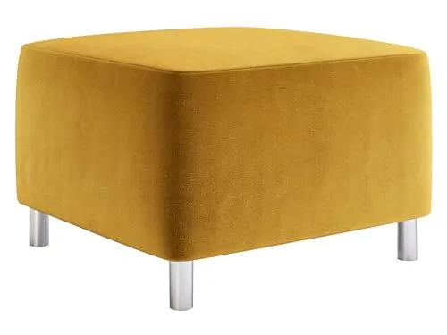 Mirjan24 Moderner Polsterhocker Dover, Sitzhocker Hocker Sitzbank Fußbank Pouf Farbauswahl (Fresh 37)