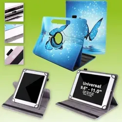 Für Lenovo Tablet Motiv Muster 360 Grad Rotation Tasche Kunst-Leder Hülle Etuis Cover Schutz Case Zubehör