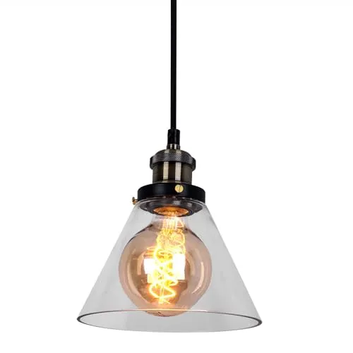 V-TAC Lampenfassung 1 m E27 180 mm - transparentes Glas