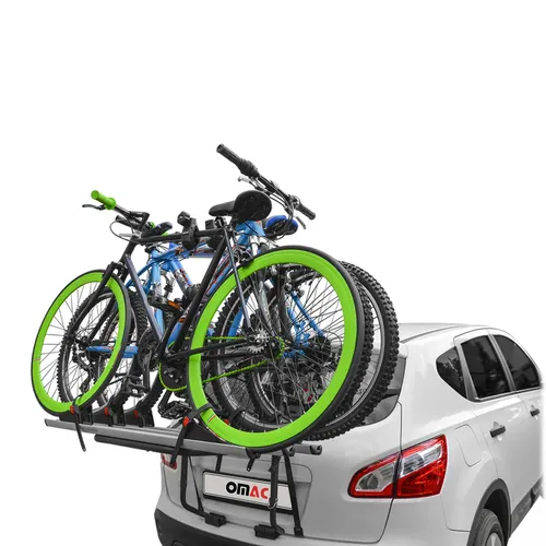 Menabo Fahrradträger für 3 Fahrräder - Kompatibel mit VW Golf 1991-2019 - Fahrradträger für 3 Fahrräder, faltbar und leichtgewichtig aus Aluminium. Ideal für E-Bikes, mit Anti-Kratz-Gummistützen und einfacher Montage.