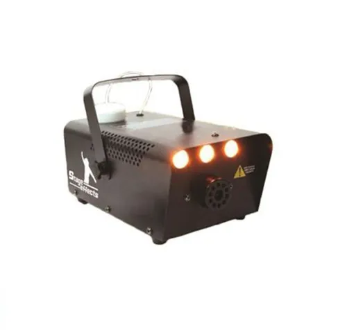 Funny Fashion Nebelmaschine 700W mit Amber LEDs, Schwarz