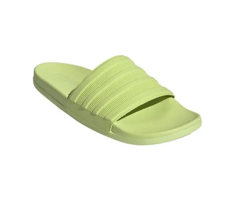 adidas Badeschuhe Adilette Comfort 3-Streifen 2024 limegrün