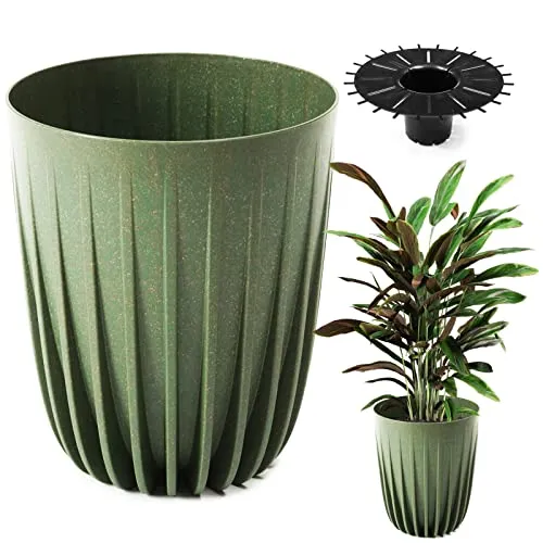 KONZEPT Hoher Blumentopf mit Drainagesystem von Konzept 11