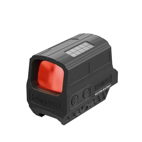 Holosun ELITE geschlossenes Reflexvisier HE512T-RD mit wechselbarem Absehen und Titangehäuse, Voll Titan Gehäuse, Militär standard - 70128703