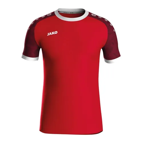 JAKO Sport-Tshirt Trikot Iconic (Polyester-Interlock) rot/weinrot Herren