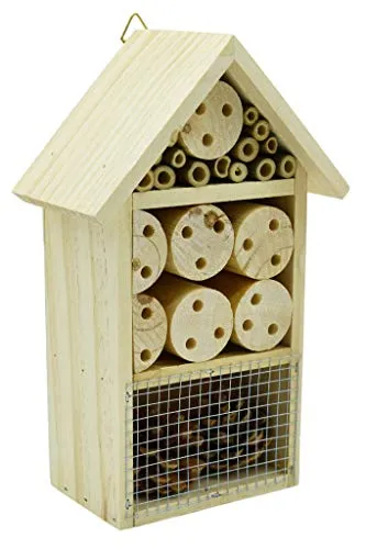 Insektenhotel Insektenhaus Brutkasten Nistkasten Insekten Bienen Hotel aus Holz