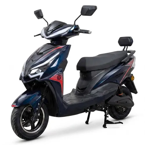 E-Roller Dragon 45 km/h 60V 40Ah 2kW Blau-Gelb mit Straßenzulassung - Der Dragon E-Roller von Urban Hopper bietet eine Reichweite von bis zu 65 km und eine herausnehmbare Batterie. Ideal für den täglichen Einsatz und sicher dank hydraulischer Scheibenbremsen.