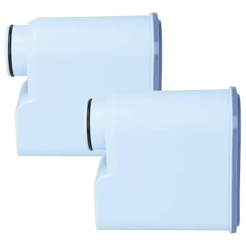 vhbw 2X Wasserfilter Filter kompatibel mit Philips Serie 5000 EP5340/10, EP5345/10 Kaffeevollautomat, Espressomaschine Hellblau