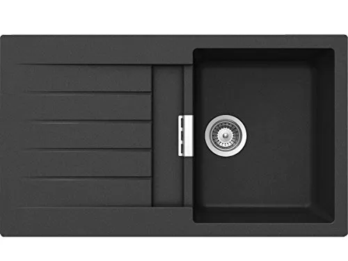 SCHOCK Spüle PRID100AGON, Einbau von oben - Elegante Spüle mit großzügigen Maßen (86 cm Breite) für eine moderne Küche, langlebig und pflegeleicht, ideal für jeden Küchenstil.