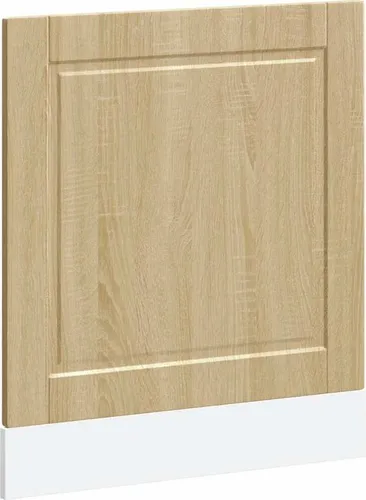 vidaXL Geschirrspülerblende Porto Sonoma-Eiche 60x1,5x67 cm - Elegante Geschirrspülerblende aus langlebigem Holzwerkstoff, schützt Ihre Spülmaschine und fügt sich nahtlos in jede Kücheneinrichtung ein.