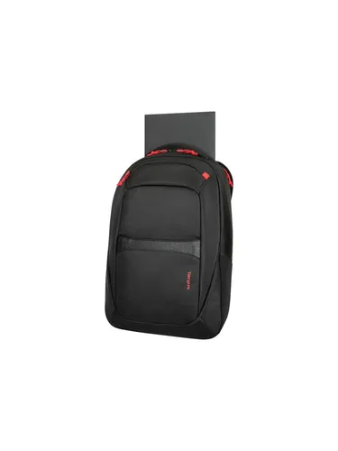 Targus Strike2 Gaming Backpack 17,3 Zoll - Laptop-Rucksack für Gamer mit 27 Litern Volumen, ergonomischen Schultergurten und praktischen Fächern für Laptop und Zubehör, ideal für Büro oder unterwegs.