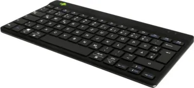 R-GO CODEWLBL - Ergonomische Bluetooth-Tastatur, kompakt und mit Pausenanzeige - Tastaturen mit integrierter Pausenanzeige für gesundes Arbeiten. Ergonomisches Design fördert natürliche Körperhaltung und reduziert Muskelbelastung.