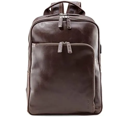 Picard Herren Rucksack BUDDY aus Büffelleder OneSize - Tagesrucksack aus geöltem Büffelleder, ideal für Laptops bis 13 Zoll. Handgemachte Qualität von PICARD – perfekt für das Büro!