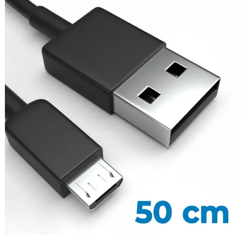 Justcom ZTE Blade V10 Vita USB-Kabel, Micro-USB, USB-A (50 cm), Schnellladekabel, Datenkabel, Handy, Tablet