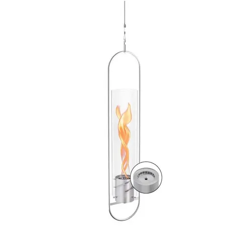 höfats Echtfeuer-Dekokamin SPIN 900 – Schwebendes Hängefeuer für Indoor und Outdoor - Das SPIN Hängefeuer begeistert mit einem faszinierenden Flammentanz im eleganten Glaszylinder. Ideal für Wohnzimmer, Balkon oder Terrasse, sorgt es für ein einzigartiges Ambiente – sicher und rauchfrei.
