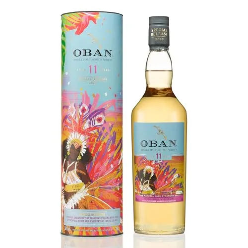 Oban 11 Jahre - Special Releases 2023 | Limitierte Edition | Single Malt Scotch Whisky - Whisky, limitierte Edition der Special Releases 2023, mit tropischen Fruchtaromen und einer einzigartigen Reifung in Pot-Still-Rum-Fässern aus der Karibik.