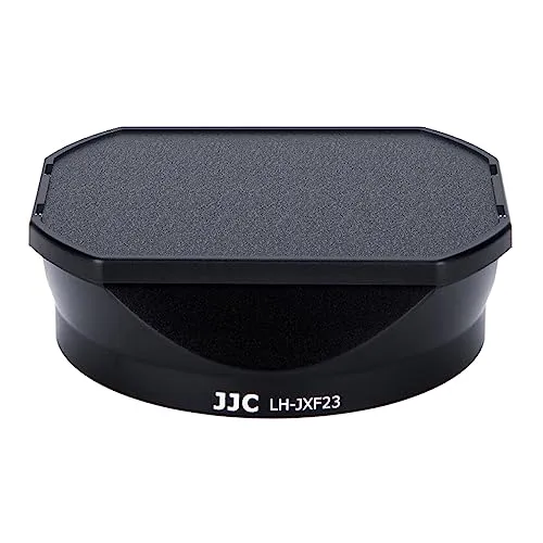 JJC LH-JXF23 Black Gegenlichtblende - Objektive - Verhindert Streulicht, blendfrei und mit mattem Finish für optimale Bildqualität. Ideal für Fujifilm Fujinon XF 23mm und XF 56mm Objektive.