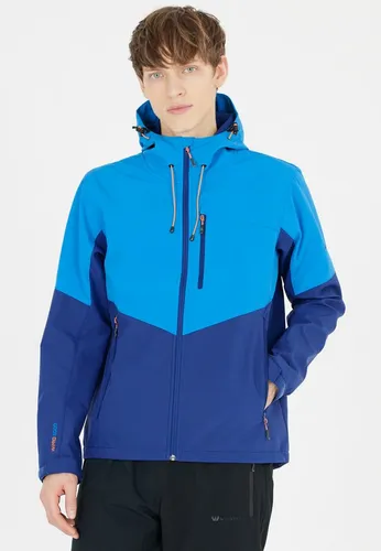 Whistler Rodney M Softshell Jacket W-pro 8000 - Sodalite Blue (2021) - Funktionsjacke für Herren mit 8.000 mm Wassersäule, wind- und wasserdicht. Abnehmbare Ärmel und verstellbare Kapuze bieten Flexibilität bei jedem Wetter.