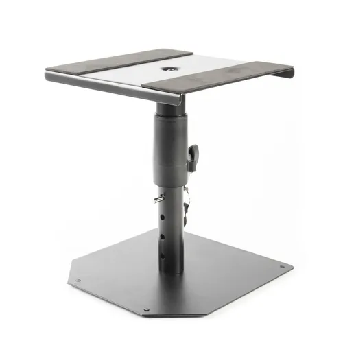 Stagg Table Top Monitor Speaker Stands (Pair) - Höhenverstellbare Studio-Monitor-Ständer aus robustem Stahl, ideal für optimalen Klang und Stabilität. Perfekt für Ihr Home-Studio oder professionelle Anwendungen.