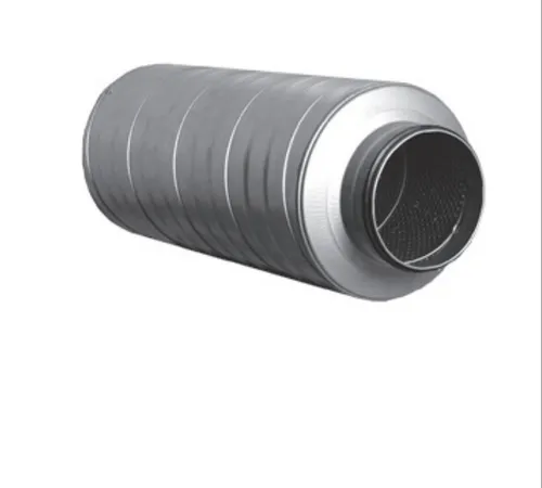 Rohrschalldämpfer 125mm / 60cm lang - Schalldämpfer Lüftung Rundrohr Isolierung